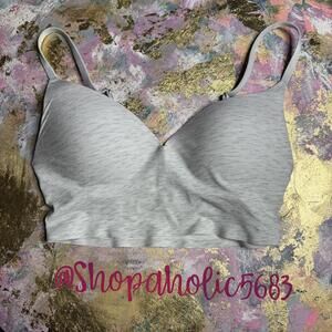 PINK by Victoria's Secret Gray Wireless Push Up Bra